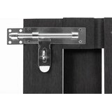  Vrtna vrata od WPC-a 100 x 60 cm siva | shoptok.hr