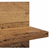  Polica na zidu s policom 2 pcs Staro drvo 80 x 11,5 x 18 cm | shoptok.hr