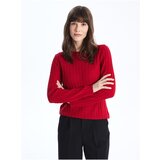 LC Waikiki Crew Neck Self-Patterned Long Sleeve Women's Knitwear Sweater Cene