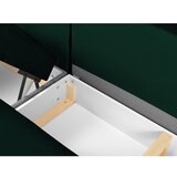 Cosmopolitan Design Zelena baršunasti sklopiva/s prostorom za odlaganje kutna garnitura (s desnim kutom/u obliku slova "U") Kyoto – | shoptok.hr