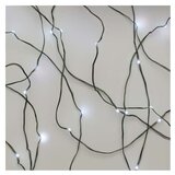  LED božična nano veriga zelena, 7,5 m, zunanja in notranja, hladna bela, časovnik | Shoptok.si