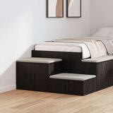  Kabinet za shranjevanje Črn 127x41x40 cm Inženirski les | Shoptok.si