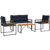 Set vanjskog namještaja s jastukom 4 pcs Mornarska | shoptok.hr