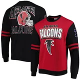 Mitchell And Ness muški Atlanta Falcons All Over Crew 2.0 pulover