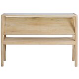 Light & Living Pomoćni stol sa staklenom pločom stola u svijetloj prirodnoj boji 41x119 cm Yuki – | shoptok.hr