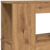 vidaXL LED uzglavlje boja hrasta artisan 140x18,5x103,5 cm drveni | shoptok.hr