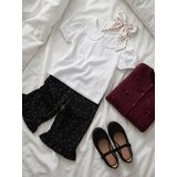 Sinsay Pamučni Set: Bluza s Ovratnikom i Hlače s Tufnicama | shoptok.hr