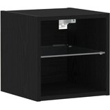  LED zidni noćni ormarić Zidne Crna 30 x 28,5 x 30 cm | shoptok.hr