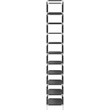  Stalak za cipele 10 razina crni 44x28x180 cm netkana tkanina | shoptok.hr