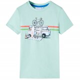  Dječja majica svijetla boja mente 140 | shoptok.hr