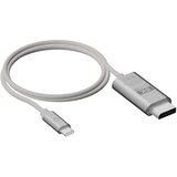 LINQ USB-C na DisplayPort kabel 2m 8K Ultra HD, serija ProCable, Svetlo siva, (5000191901) | Shoptok.si