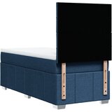  Krevet s oprugama i madracem plavi 90 x 200 cm od tkanine | shoptok.hr