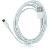 Podatkovni data kabel - računalniški polnilec - micro USB - 2m - beli | Shoptok.si