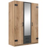 MID.YOU omara s klasičnimi vrati, barve grafita, barve hrasta | Shoptok.si