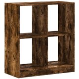 Maison Chic Knjižna omara - Knjižni regal dimljeni hrast 68,5x32x75 cm inženirski les, (21726404) | Shoptok.si