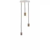 Tala Bijela/tamno smeđa viseća svjetiljka s mogućnosti zatamnjivanja ø 25 cm –