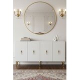 Hanah home komoda Salkım 150, 125 cm, bela / zlatna | Eponuda.com