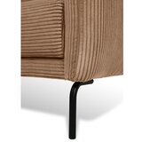 Scandic Svetlo rjava sedežna garnitura iz rebrastega žameta 212 cm Venray – | Shoptok.si