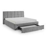 Meise Möbel Sivi tapecirani bračni krevet bez podnice 180x200 cm Canyon – | shoptok.hr