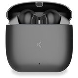 Ksix bežične slušalice Meteor, Metalno kućište, ENC, 4+28 h autonomija, sive | shoptok.hr
