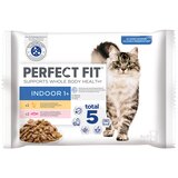 PerfectFIT Indoor 1+ - Mešano pakiranje: Piščanec in losos, 52 x 85 g | shoptok.hr