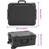  Prijenosni kovčeg crni 62,5 x 50 x 28,5 cm PP | shoptok.hr