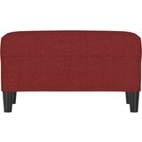  Klupa Crvena boja vina 70 x 35 x 41 cm od tkanine | shoptok.hr