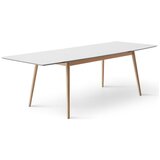 Hammel Furniture Raztegljiva jedilna miza z dodatno ploščo in belo mizno ploščo 90x165 cm Meza – | Shoptok.si