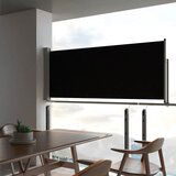 Maison Chic Zložljiva stranska tenda - Senčniki za teraso 100x300 cm črna, (22040421) | Shoptok.si