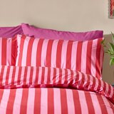 Sassy B Rdeča/rožnata enojna posteljnina 135x200 cm Stripe Tease – | Shoptok.si