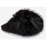 Boto Furry Women's Slippers Black Iseline | Shoptok.si