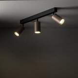 Stropna spot svetiljka TUNE 3xGU10/10W/230V crna/smeđa | Eponuda.com
