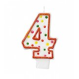 Amscan Svijeća rođendanska br.4 INT176004 | Eponuda.ba