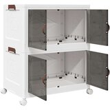 vidaXL Škatla za shranjevanje s kolesi 75 L 64x40x76 cm | Shoptok.si