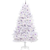  Umjetno božićno drvce s nogom Bijela 300 cm PVC i čelik | shoptok.hr