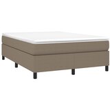  Okvir za krevet s oprugom smeđesivi 140x200 cm od tkanine | shoptok.hr