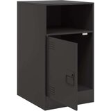 vidaXL Nočna omarica 2 kosa črna 34,5x39x62 cm jeklo | Shoptok.si