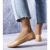 Gemre Beige ballet flats with leather insole Truchon | shoptok.hr