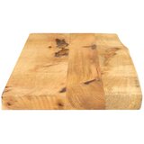 Stolna ploča 90 x 40 x 2,5 cm masivno drvo manga sa živim rubom | shoptok.hr