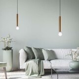 LEUCHTEN DIREKT 15617-60 - Luster na sajli BRUNA 1xE27/60W/230V mesing | Eponuda.com