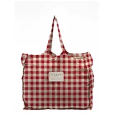 Really Nice Things Lanena torba Couture Linen Bag Red Vichy