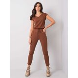BASIC Feel Good Sweatpants-RV-DR-3589.07X-dark brown Cene