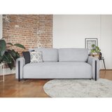 ELTAP Siva sklopiva/s prostorom za odlaganje sofa od samta 244 cm Arcadova – | shoptok.hr
