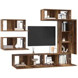vidaXL Komplet TV omaric s polico Drugo 6 pcs Star les 30.5 x 30 x 90 cm | Shoptok.si