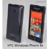 Jekod silikonski ovitek htc windows phone 8X prozoreno črn tpu/tb + zaščitna folija Cene