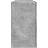  Komoda z LED lučkami betonsko siva 142,5x37x67 cm | Shoptok.si
