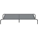 vidaXL dvignjena pasja postelja siva 150x90x20 cm tekstilen in jeklo | Shoptok.si