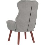  Fotelja Svijetlo siva 69 x 74 x 93 cm Baršun | Eponuda.com