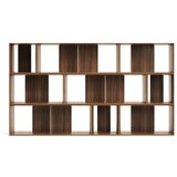 Kave Home Modularni sustav polica 9 kom u dekoru oraha u prirodnoj boji 202x114 cm Litto – Cijene