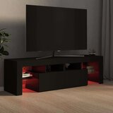 vidaXL TV ormarić s LED svjetlima crni 140x36,5x40 cm | shoptok.hr